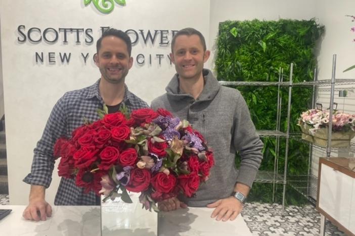 Rob and Chris Palliser own Scott's Flowers, a Manhattan based flower shop, with their brother. Valentine's Day is the biggest day of the year for their business.