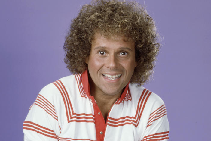 Richard Simmons made it his life's work to make exercise fun — for everybody. He's pictured above in 1984.