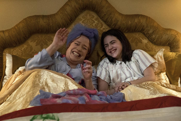 Abby Ryder Fortson plays 11-year-old Margaret Simon and Kathy Bates is her grandmother in<em> Are You There God? It's Me, Margaret.</em>