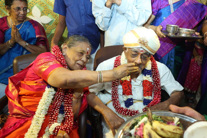 "We met in 1952," my grandfather PR Meiyappan tells me. "The first time I set eyes on your grandmother was when we were at the altar." She was 16, he was 19. Their parents had arranged their marriage.