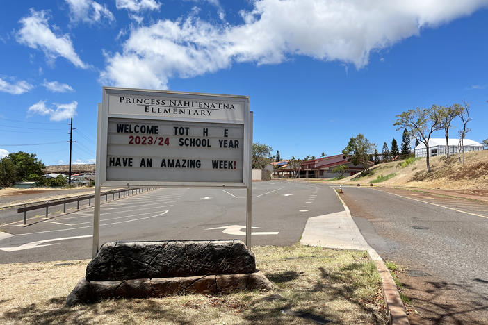 The Princess Nahi'ena'ena Elementary School in Lahaina is closed pending the results of air, water and soil tests.