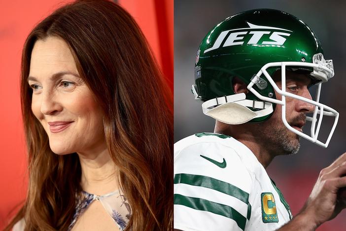 It's been *a week* for Drew Barrymore and Aaron Rodgers.