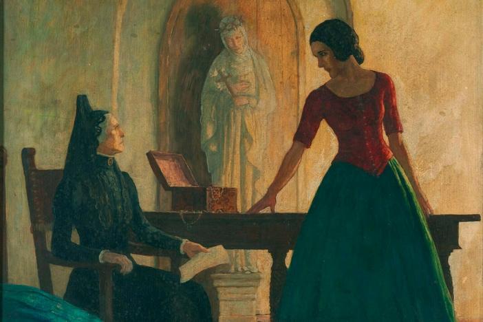 A rare painting by N.C. Wyeth was purchased for $4 at a thrift shop in 2017.