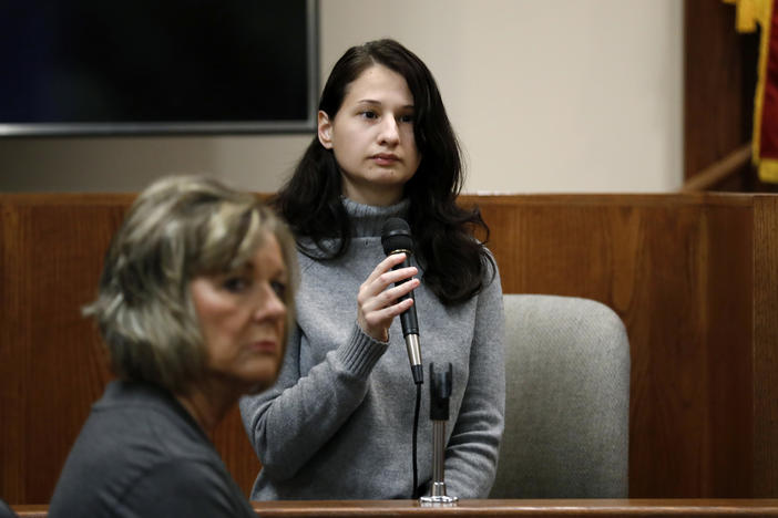 Gypsy Rose Blanchard takes the stand during the trial of her ex-boyfriend Nicholas Godejohn, on Nov. 15, 2018, in Springfield, Mo.