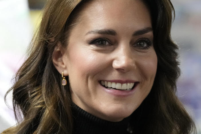 Catherine, Princess of Wales, is seen in north London on Nov. 24, 2023. The former Kate Middleton said she has been diagnosed with cancer and is in the early stages of treatment.