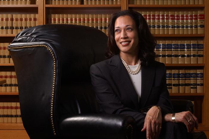 Kamala Harris, then the San Francisco district attorney, poses for a portrait on June 18, 2004.