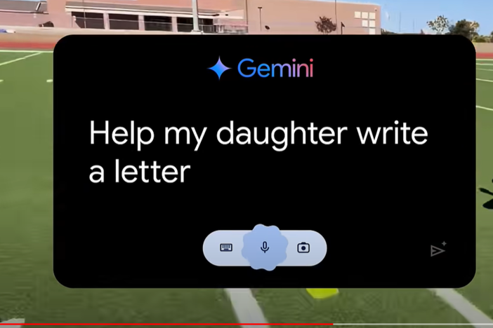  In a Google ad during the Olympics, a dad uses AI tool Gemini to write a letter from his daughter to star hurdler Sydney McLaughlin-Levrone.