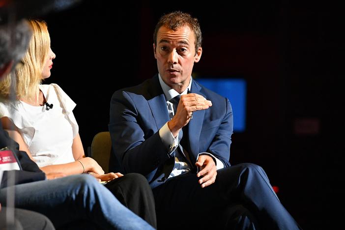 Scotland Yard is reviewing allegations against the Washington Post's publisher and CEO, Will Lewis, shown here at a conference in 2017. The preliminary inquiry centers on Lewis' actions while an executive for Rupert Murdoch's British newspaper company.