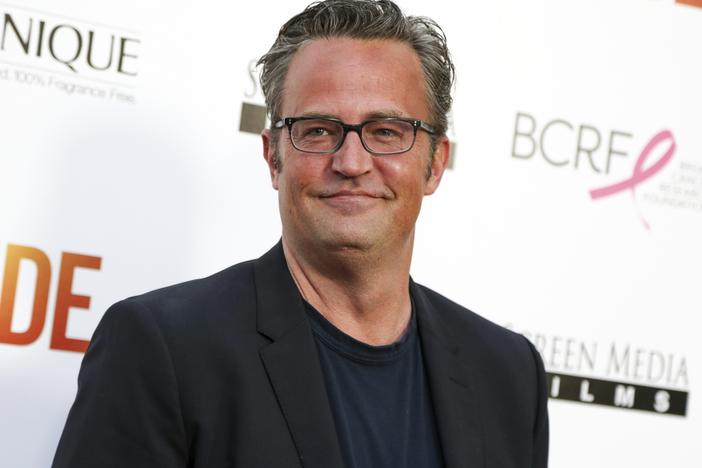 Matthew Perry appears at the premiere of <em>Ride </em>in Los Angeles on April 28, 2015.