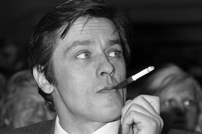 French actor Alain Delon in 1976.