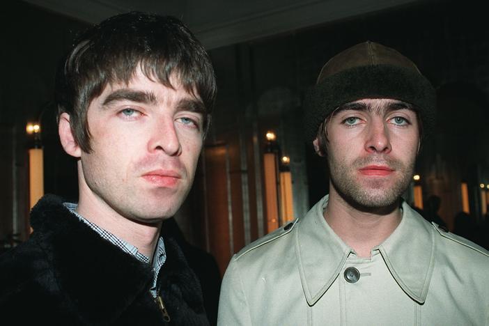 Liam (right) and Noel Gallagher, pictured in London in February 1999, were members of the beloved band Oasis from 1991 until it broke up in 2009. 