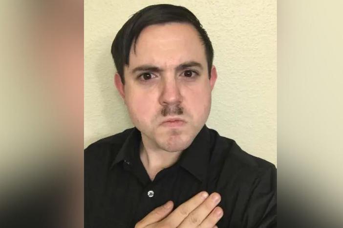  In court papers, prosecutors described Timothy Hale-Cusanelli as a "Nazi sympathizer" who went to work at a Naval Weapons Station with a "Hitler mustache."