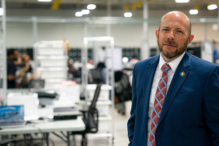 Zach Manifold is the elections director in suburban Atlanta’s Gwinnett County, where training for 2,000 poll workers begins this week.