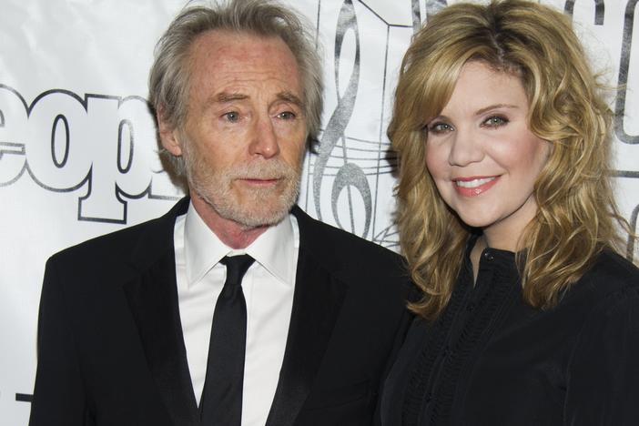 Inductee JD Souther and Alison Krauss attend the Songwriters Hall of Fame 44th annual induction and awards gala on June 13, 2013, in New York. Souther, who collaborated on some of the Eagles' biggest hits, such as “Best of My Love," “James Dean,” "New Kid in Town," and “Heartache Tonight,” died Tuesday.