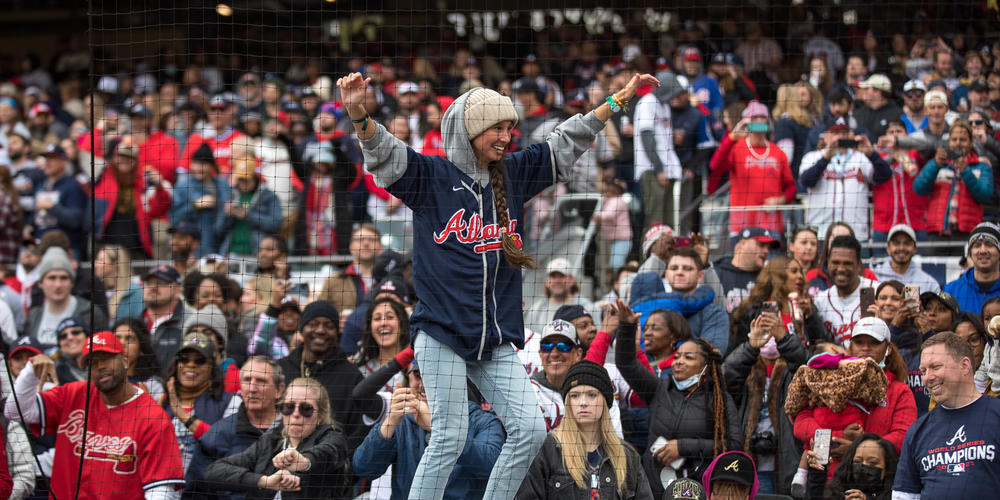 The Braves Open Truist Park to Fans for World Series Watch Party